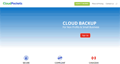 Desktop Screenshot of cloudpockets.com