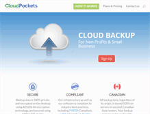 Tablet Screenshot of cloudpockets.com